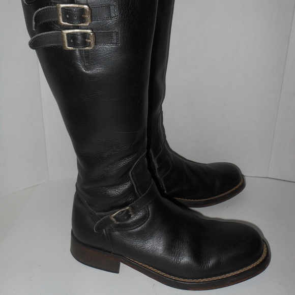 CESARE PACIOTTI HEROS BLACK LEATHER BOOTS main image 5